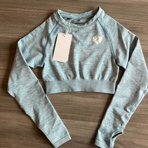 Women’s best move seamless crop top long sleeve